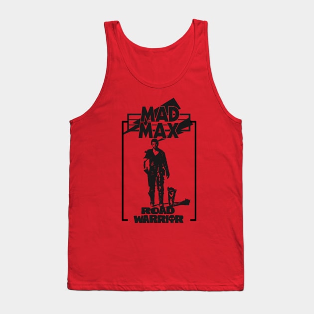 Mad Max the Road Warrior with his dog Tank Top by DaveLeonardo